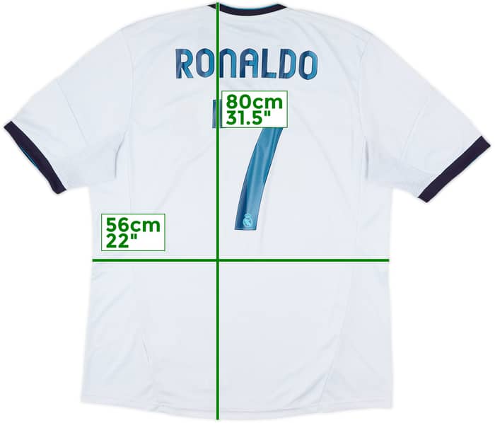 2012-13 Real Madrid Home Shirt Ronaldo #7 - 6/10 - (XL)