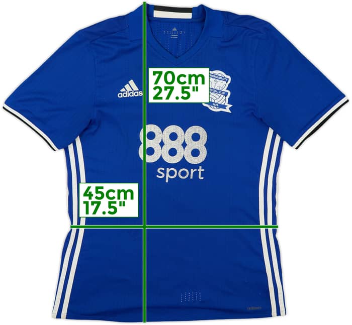 2016-17 Birmingham Home Shirt - 5/10 - (M)