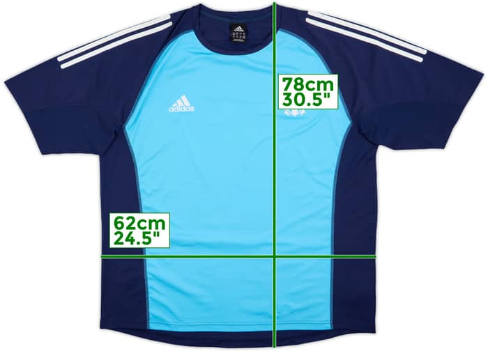 2002-03 Olympique Marseille adidas Training Shirt - 7/10 - (XL/XXL)