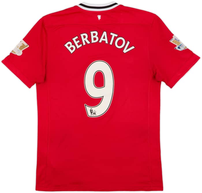2011-12 Manchester United Home Shirt Berbatov #9 - 6/10 - (M)