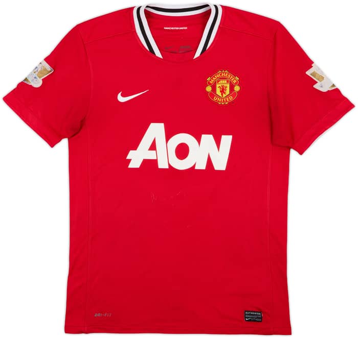 2011-12 Manchester United Home Shirt Berbatov #9 - 6/10 - (M)