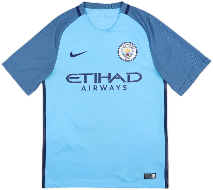 2016-17 Manchester City Home Shirt Silva #21 - 6/10 - (S)