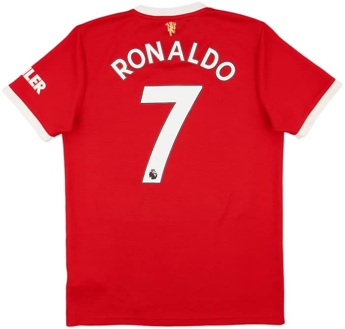 2021-22 Manchester United Home Shirt Ronaldo #7 - 6/10 - (M)