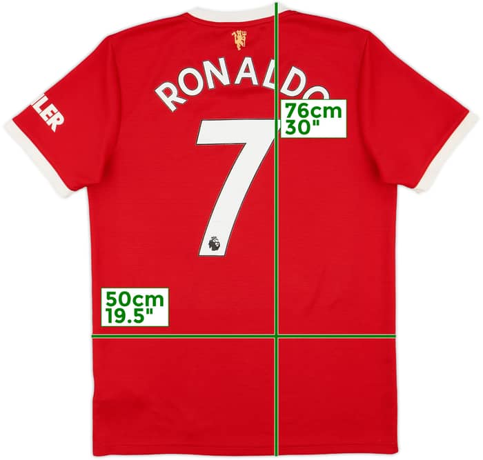 2021-22 Manchester United Home Shirt Ronaldo #7 - 6/10 - (M)