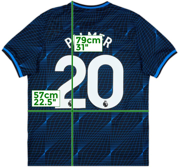 2023-24 Chelsea Away Shirt Palmer #20 - 10/10 - (XL)