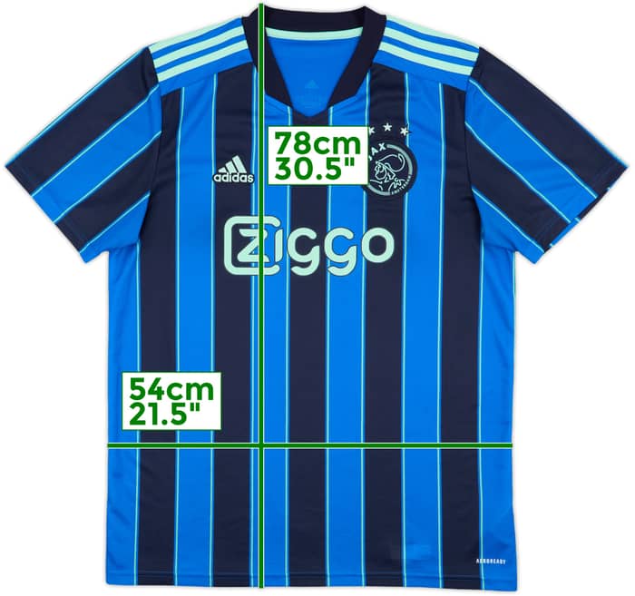 2021-22 Ajax Away Shirt - 8/10 - (L)