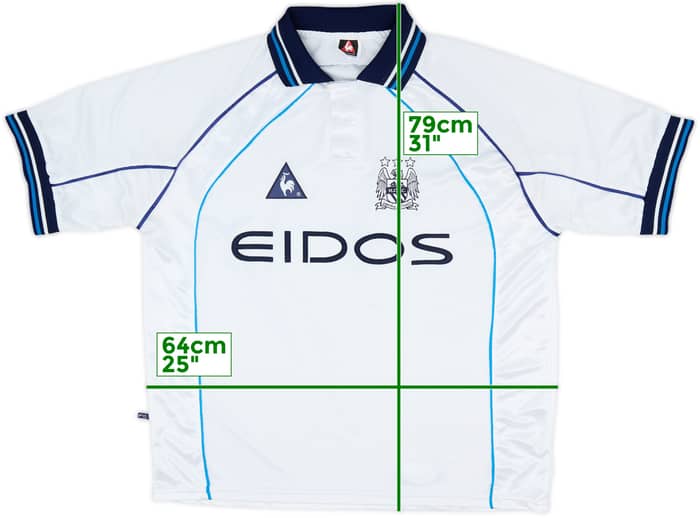 1999-00 Manchester City Away Shirt - 8/10 - (XL)