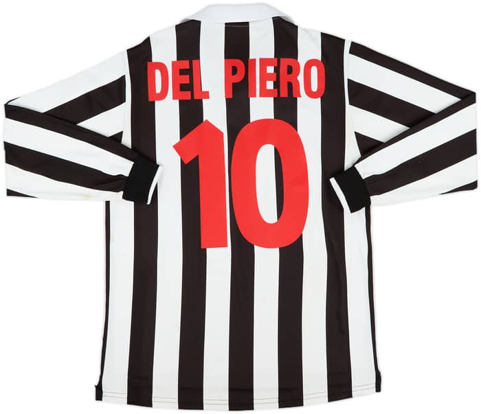 1998-99 Juventus Home L/S Shirt Del Piero #10 - 7/10 - (M)