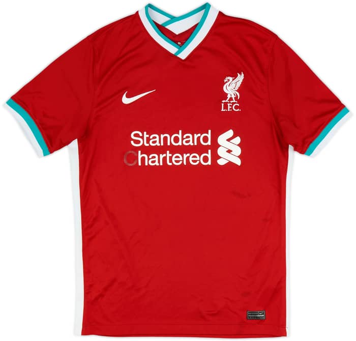 2020-21 Liverpool Home Shirt Virgil #4 - 5/10 - (M)