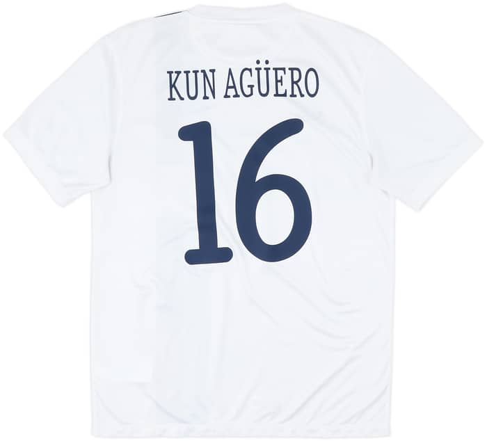 2013-14 Manchester City Third Shirt Kun Aguero #16 - 8/10 - (M)
