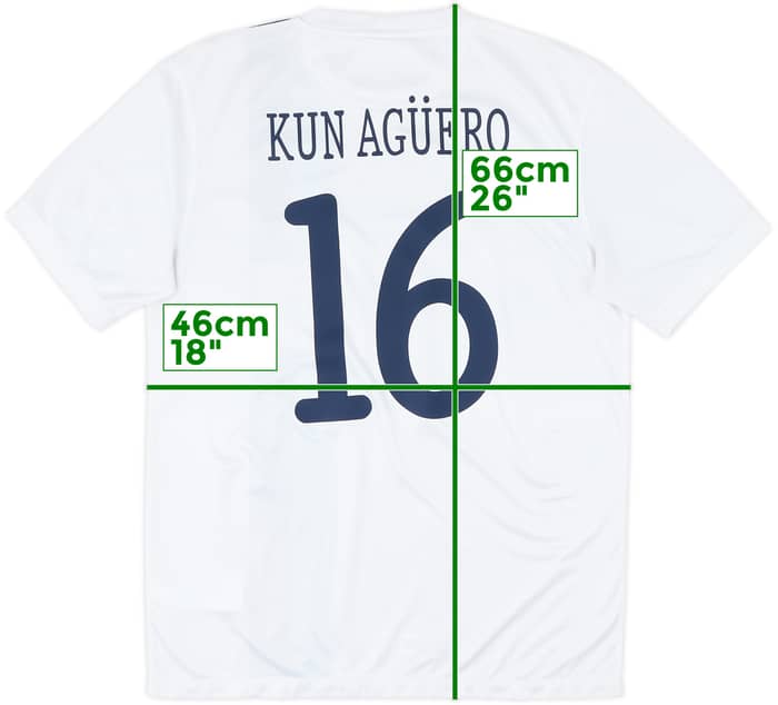 2013-14 Manchester City Third Shirt Kun Aguero #16 - 8/10 - (M)