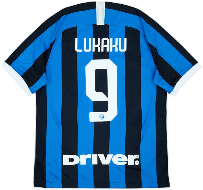 2019-20 Inter Milan Home Shirt Lukaku #9 - 8/10 - (L)