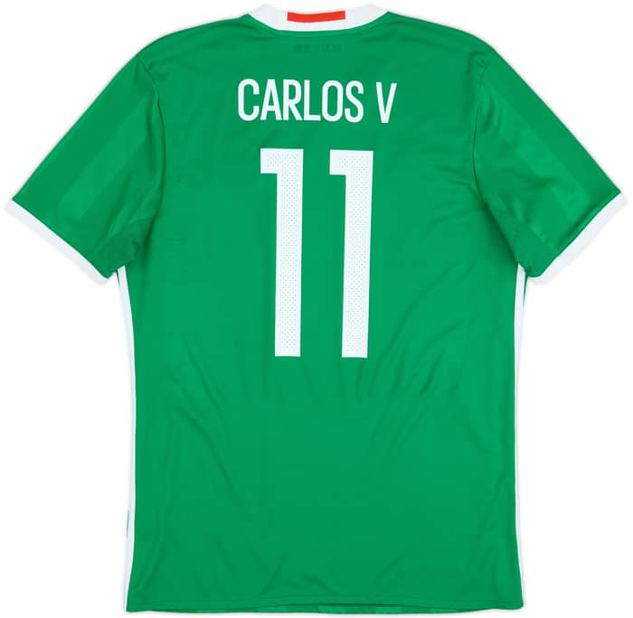 2016-17 Mexico Copa America Home Shirt Carlos V #11 - 6/10 - (L)