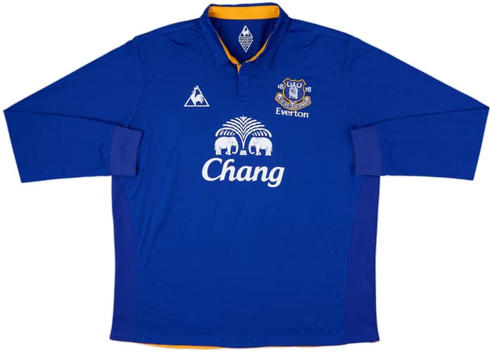 2011-12 Everton Home L/S Shirt Cahill #17 - 9/10 - (XL)