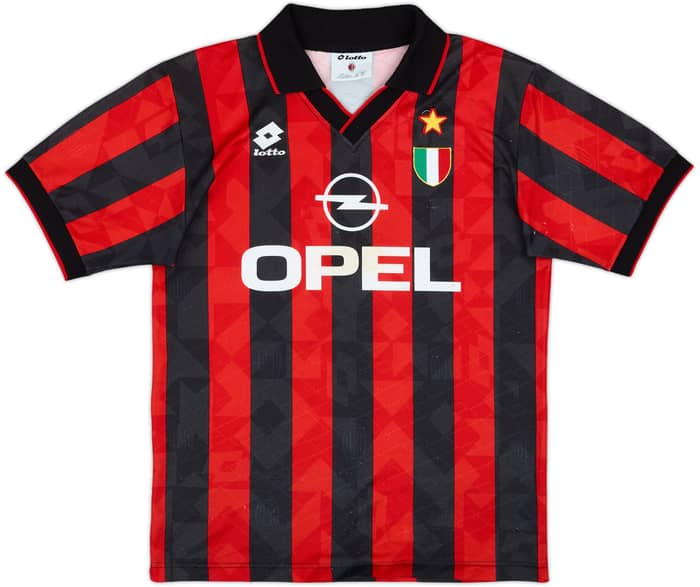 1994-95 AC Milan Home Shirt - 6/10 - (M)