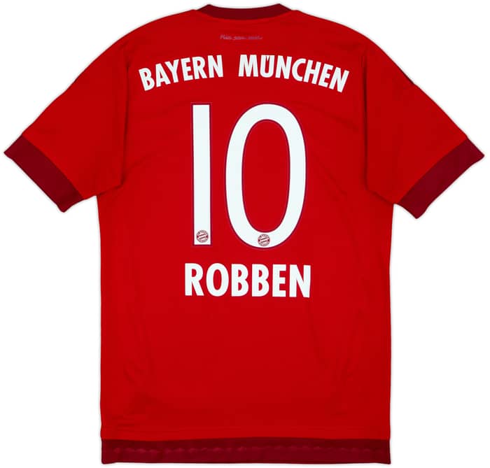2015-16 Bayern Munich Home Shirt Robben #10 - 6/10 - (S)