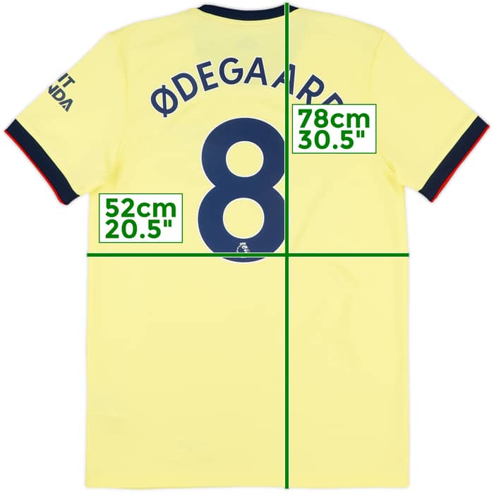 2021-22 Arsenal Away Shirt Odegaard #8 - 10/10 - (M)