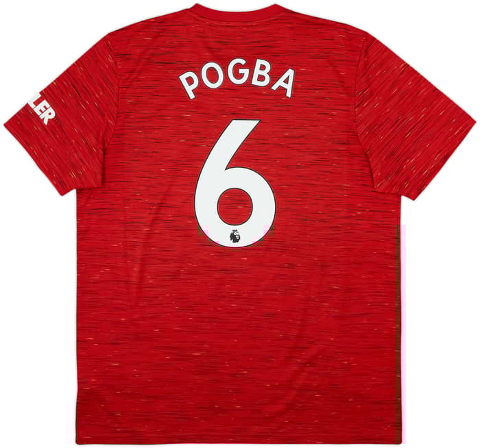 2020-21 Manchester United Home Shirt Pogba #6 - 8/10 - (XL)