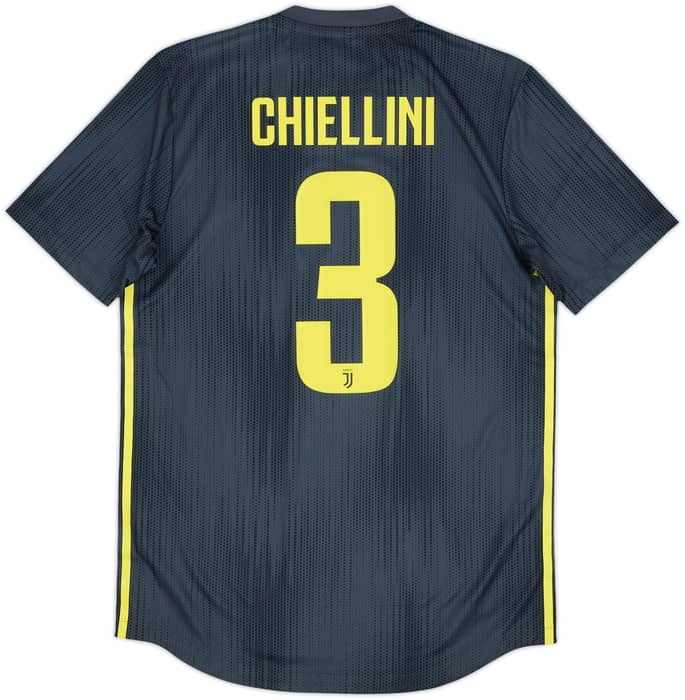 2018-19 Juventus Player Issue Third Shirt Chiellini #3 (M)