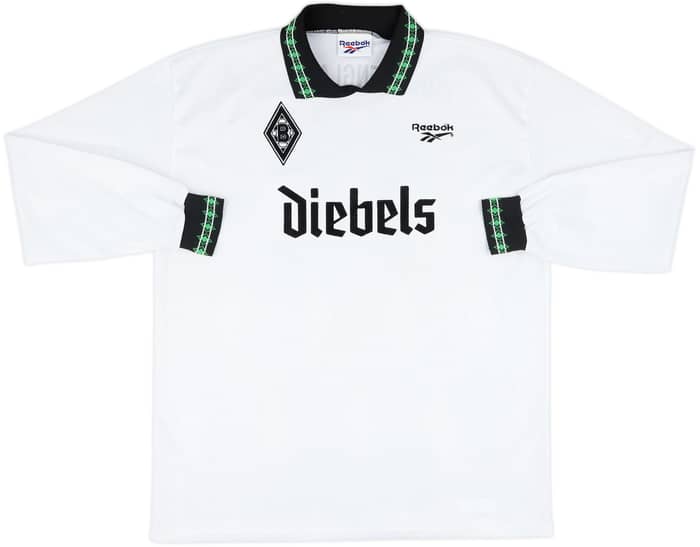 1995-96 Borussia Monchengladbach Home L/S Shirt #13 - 7/10 - (XL)