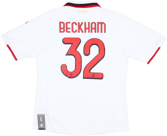 2009-10 AC Milan Player Issue Away Shirt Beckham #23 (XL)