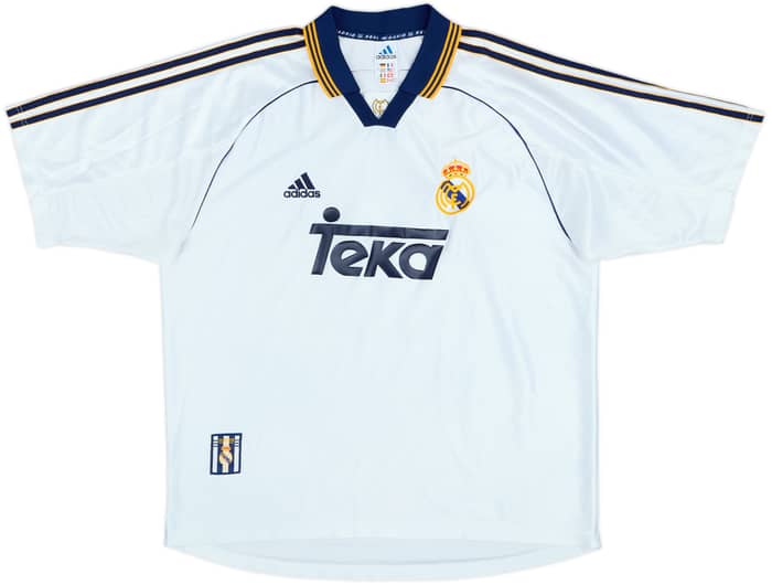 1998-00 Real Madrid Home Shirt R.Carlos #3 - 7/10 - (L)