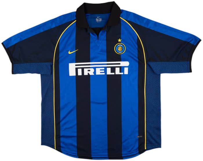 2001-02 Inter Milan Home Shirt Ronaldo #9 - 10/10 - (L)