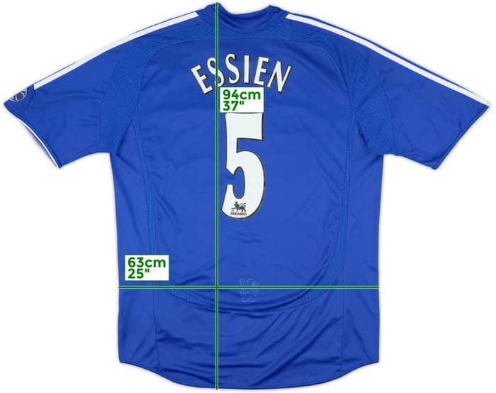 2006-08 Chelsea Home Shirt Essien #5 - 9/10 - (L)