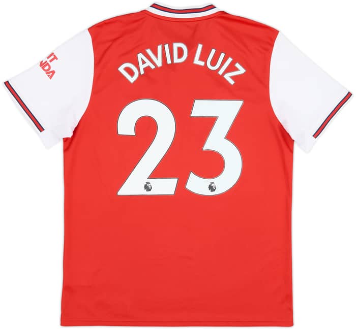 2019-20 Arsenal Home Shirt David Luiz #23 - 6/10 - (L)