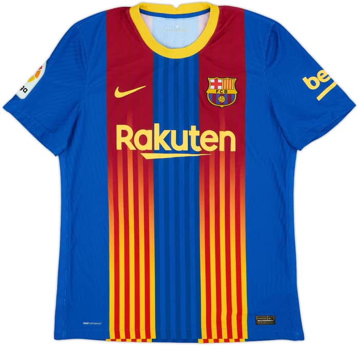 2020-21 Barcelona Authentic El Clasico Home Shirt Messi #10 - 8/10 - (L)