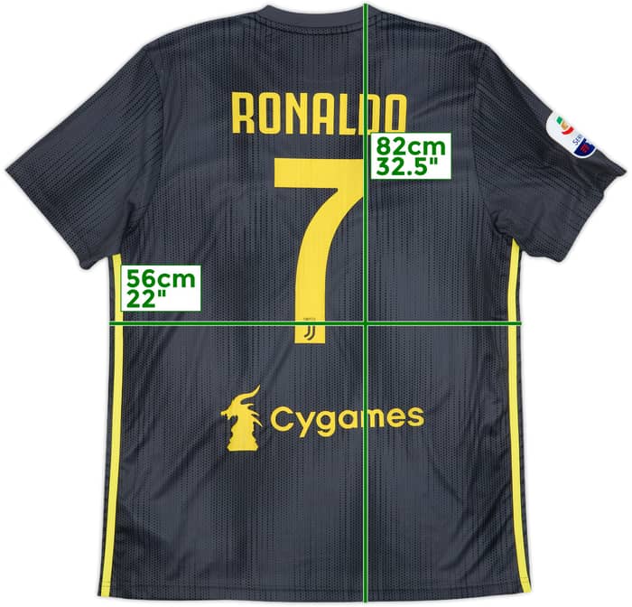 2018-19 Juventus Third Shirt Ronaldo #7 - 8/10 - (L)