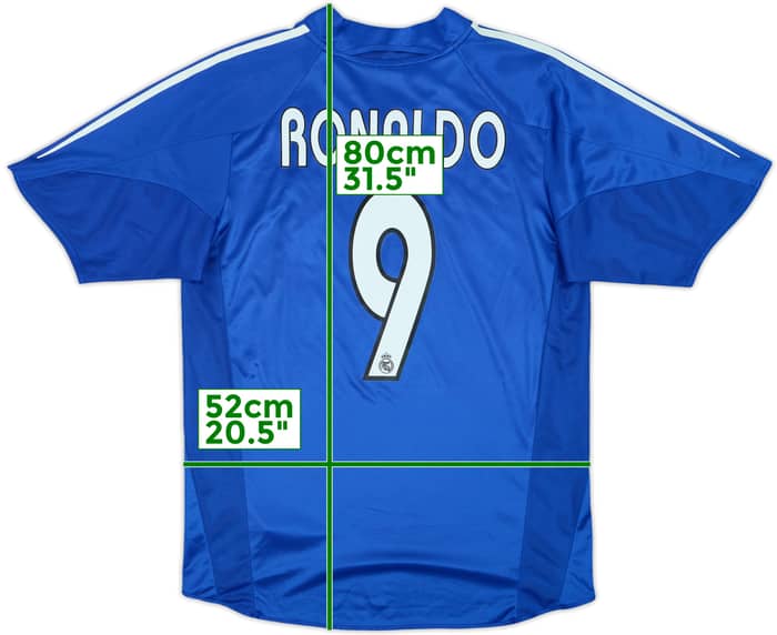2004-05 Real Madrid Third Shirt Ronaldo #9 - 8/10 - (M)