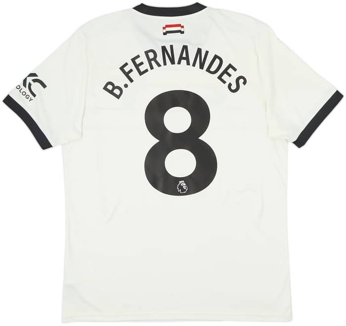 2024-25 Manchester United Third Shirt B.Fernandes #8 - 8/10 - (L)