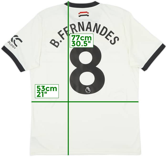 2024-25 Manchester United Third Shirt B.Fernandes #8 - 8/10 - (L)