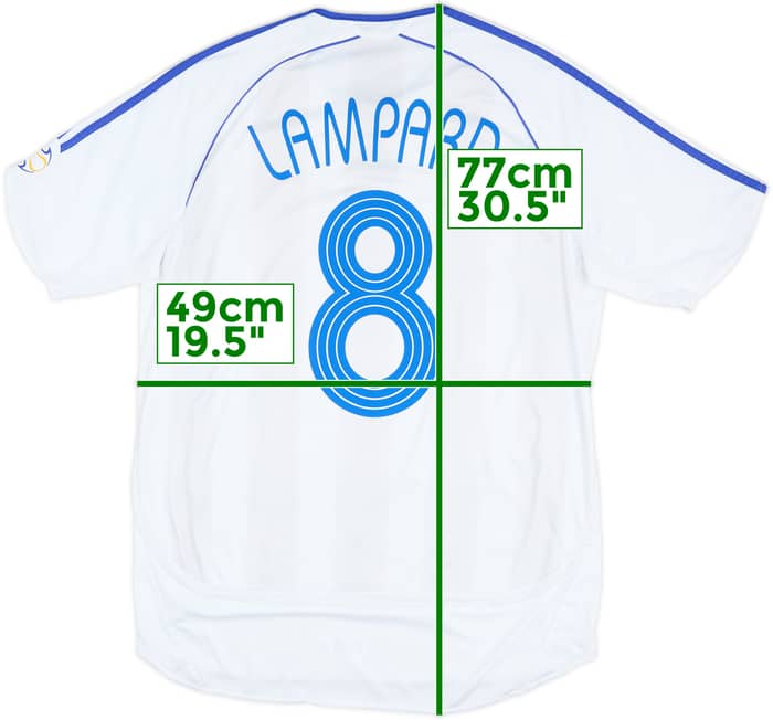2006-07 Chelsea Away Shirt Lampard #8 - 6/10 - (M)