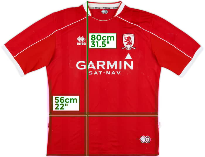 2007-08 Middlesbrough Home Shirt - 4/10 - (XXL)