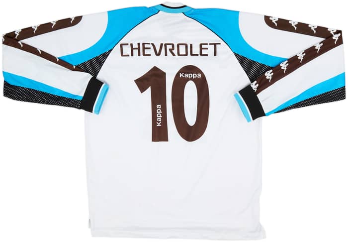 2000 Gremio Away L/S Shirt #10 (Ronaldinho) - 6/10 - (M)