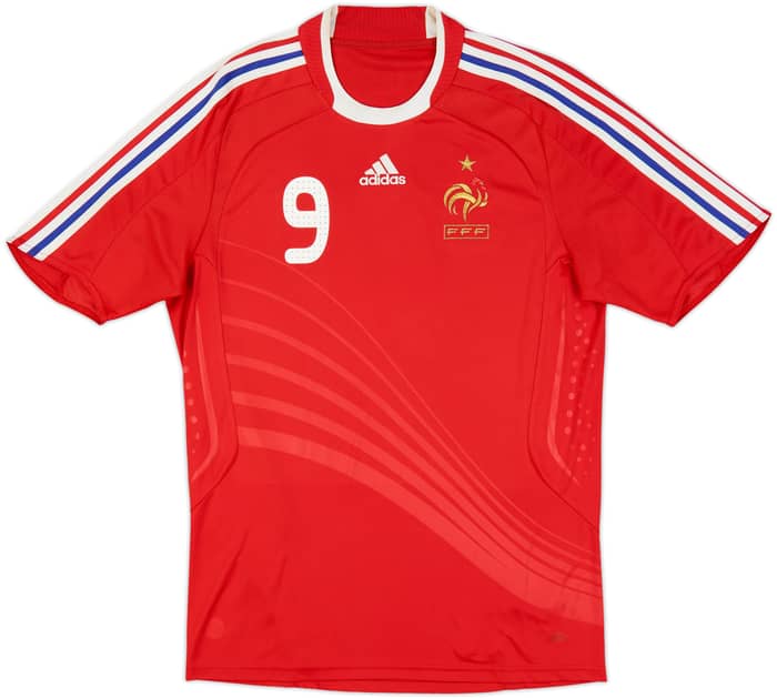 2007-08 France Away Shirt Benzema #9 - 7/10 - (L)