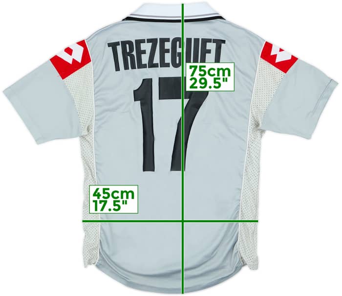 2000-01 Juventus Third Shirt Trezeguet #17 - 6/10 - (S)
