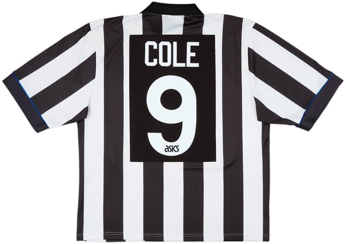 1991-93 Newcastle Home Shirt Cole #9 - 8/10 - (XL)