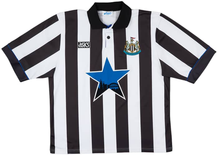 1991-93 Newcastle Home Shirt Cole #9 - 8/10 - (XL)