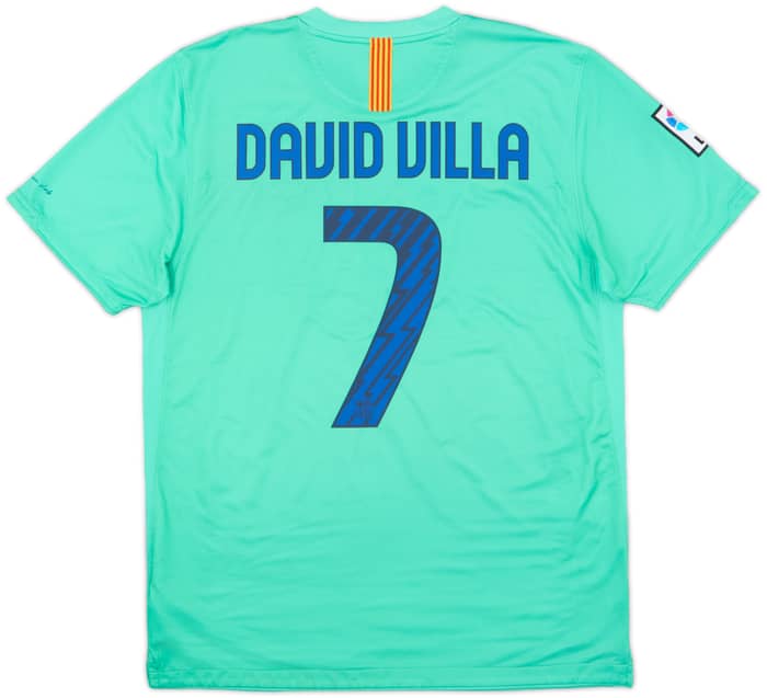 2010-11 Barcelona Away Shirt David Villa #7 - 7/10 - (L)