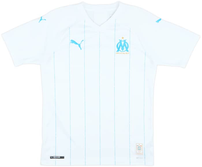 2019-20 Olympique Marseille Home Shirt Sakai #2 - 8/10 - (S)