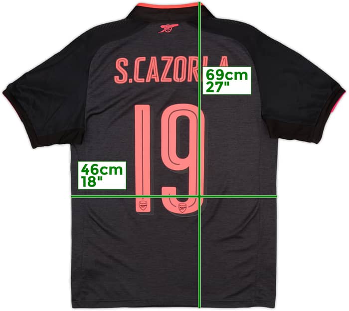 2017-18 Arsenal Third Shirt S.Cazorla #19 - 9/10 - (S)