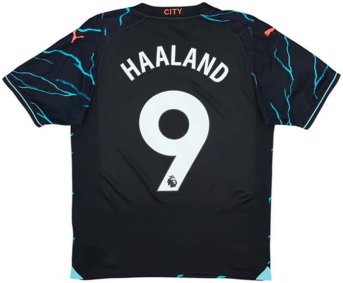 2023-24 Manchester City Third Shirt Haaland #9 - 10/10 - (M)
