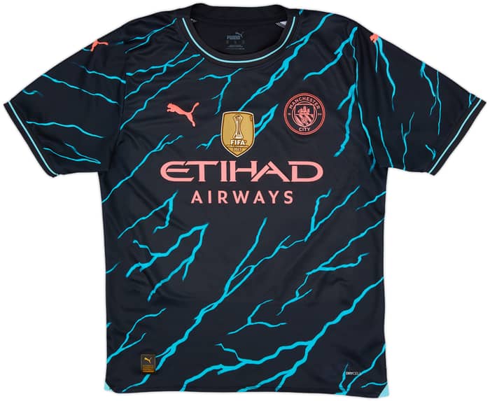 2023-24 Manchester City Third Shirt Haaland #9 - 10/10 - (M)
