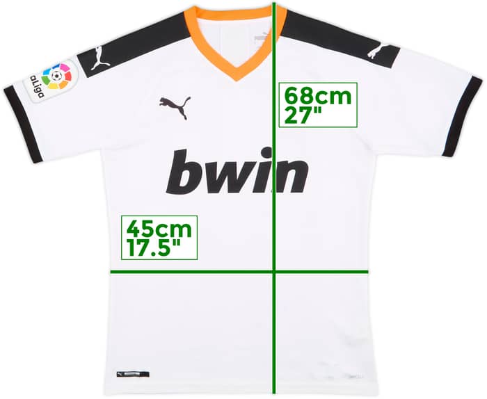 2019-20 Valencia Home Shirt - 5/10 - (S)