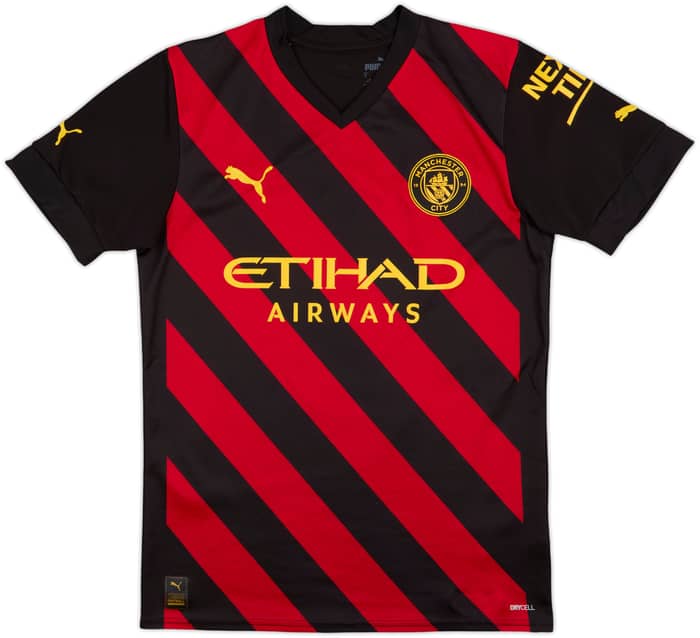 2022-23 Manchester City Away Shirt Haaland #9 - 9/10 - (S)