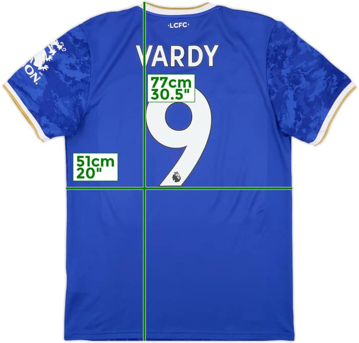 2021-22 Leicester Home Shirt Vardy #9 - 10/10 - (M)