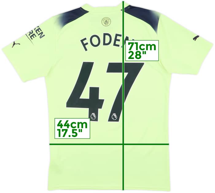 2022-23 Manchester City Third Shirt Foden #47 - 8/10 - (S)